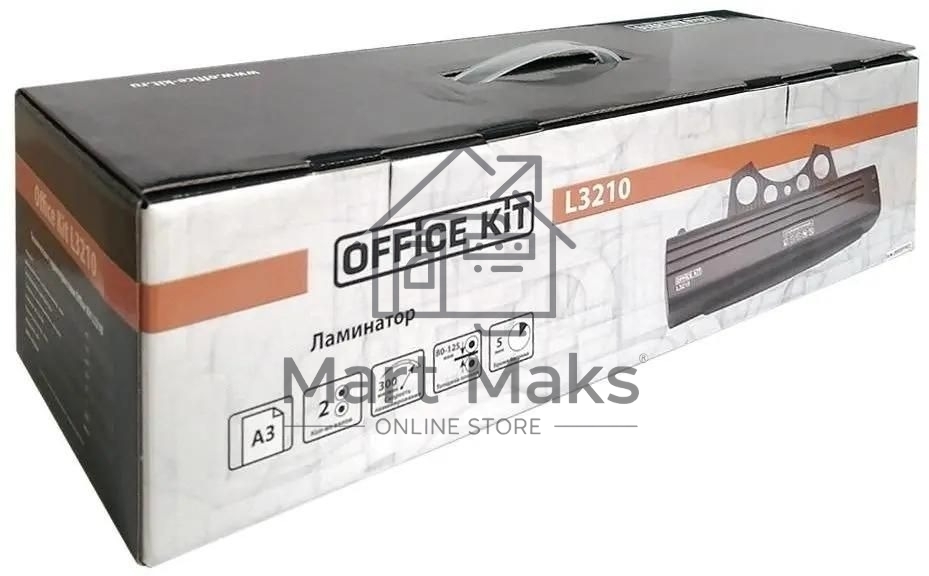 Ламинатор Office Kit L3210, 2 вала, A3, 125мкм, 300 мм/мин