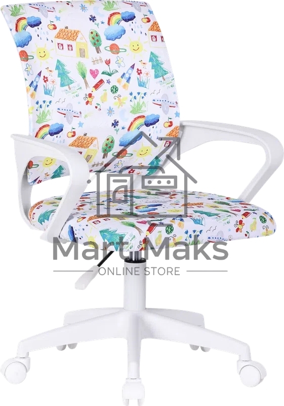 Кресло компьютерное детское Defender Fiesta Детск. рисунок, ткань, класс 1