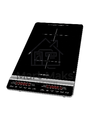 Плитка электрическая индукционного типа с двумя конфорками ENDEVER Skyline IP-67, черный, мощность 1800 Вт+1300 Вт, диаметр посуды 12-26 см, 2 шт/уп