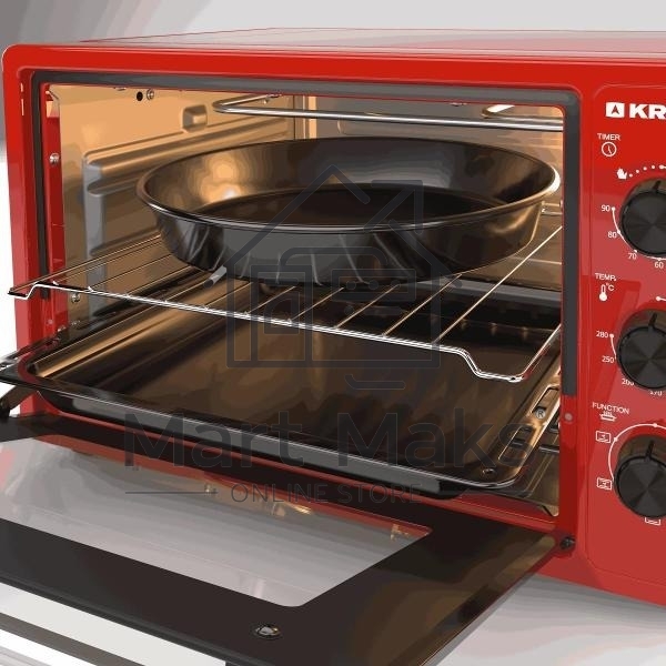 Мини-печь KRAFT KN-MO 3902 FKR красный