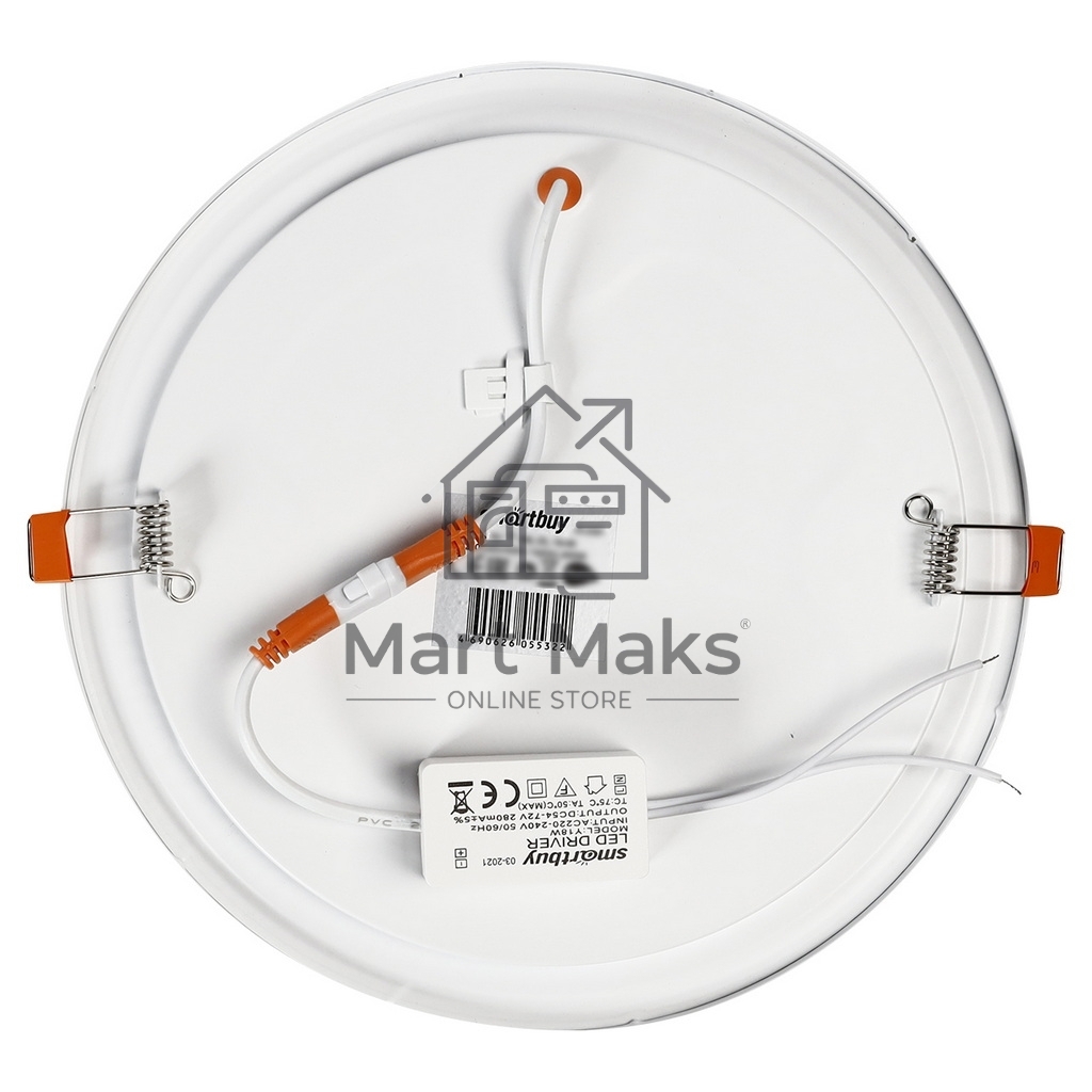 Встраиваемый светильник SMARTBUY (SBL-DL-18-4K) 18w/4000K