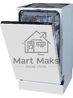 Встраиваемая посудомоечная машина Gorenje GV561D10, узкая, ширина 44.8см, полновстраиваемая, загрузка 11 комплектов