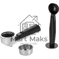 Кофеварка рожковая Kitfort КТ-7293 черный/серебристый, исп. кофе - молотый, 1.5 л, 1050 Вт, 15 Бар.