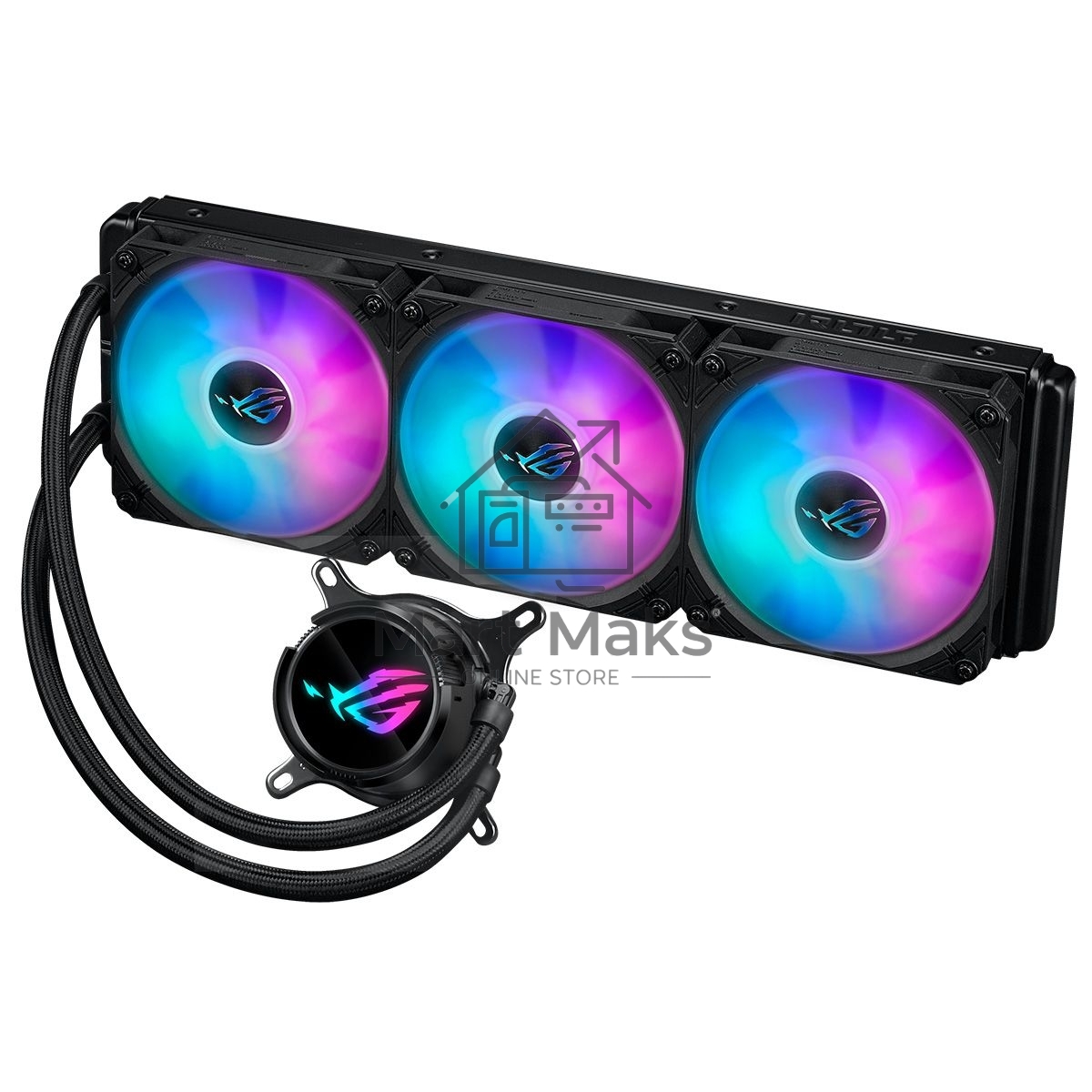 Жидкостная система охлаждения ASUS ROG STRIX LC III 360 ARGB 90RC00T1-M0UAY0 черный 120мм алюминий, 2200 об/мин, 36 дБ, 4 pin