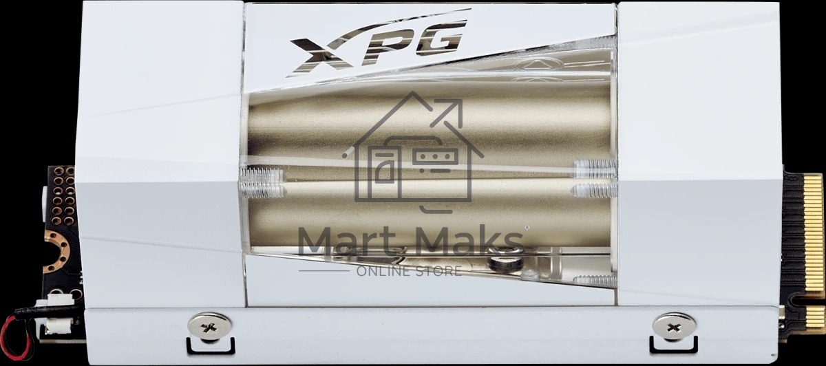 Твердотельный накопитель ADATA SSD XPG MARS 980 STORM, 1000GB, M.2(22x80mm), NVMe, PCIe 5.0 x4, 3D NAND, R/W 14000/10000MB/s, IOPs 1 600 000/1 650 000, TBW 740, DWPD 0.4, with Heat Sink (5 лет)