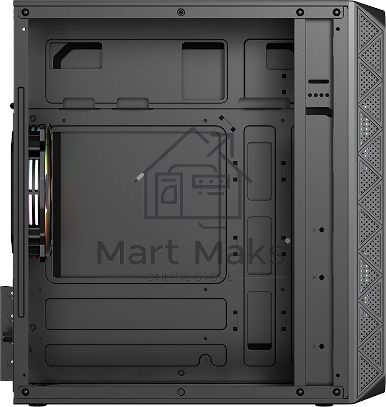 Компьютерный корпус AeroCool/Formula Air Mesh G4 черный без БП mATX 1x120мм 1xUSB 2.0 1xUSB 3.0 audio