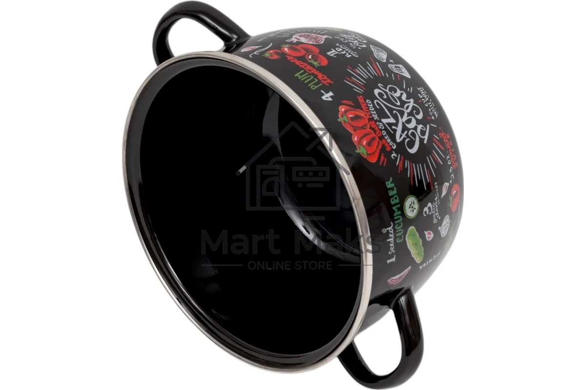 Кастрюля Appetite 1RC161M Gazpacho сферическая эмалированная 2 л