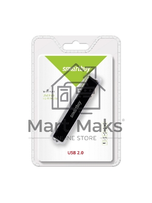 USB-хаб Smartbuy (SBHA-408-K) 4 порта черный