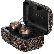 Гарнитура внутриканальные Sennheiser Momentum True Wireless 4 черный/медный беспроводные bluetooth в ушной раковине (700367 MTW4 BLACK COPPER)