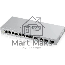 Коммутатор ZyXEL XGS1210-12, 8×1 Гбит/с + 2×2.5 Гбит/с + 2×SFP+, управляемый