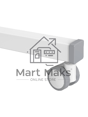 Стол для ноутбука Cactus VM-FDE101 столешница МДФ белый 80x60x123см (CS-FDE101WWT)