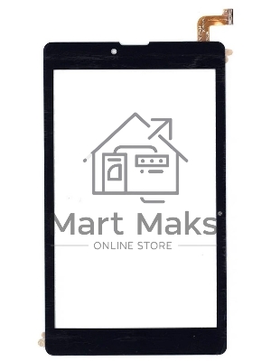 Сенсорное стекло (тачскрин) PX070177A241, черное