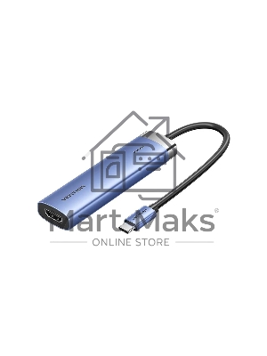 Мультифункциональный хаб Vention USB Type C 5 в 1