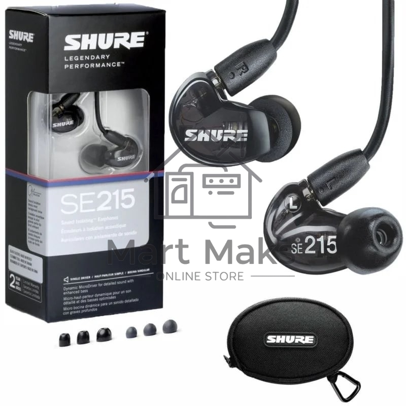 Наушники Shure SE215-K-EFS черный
