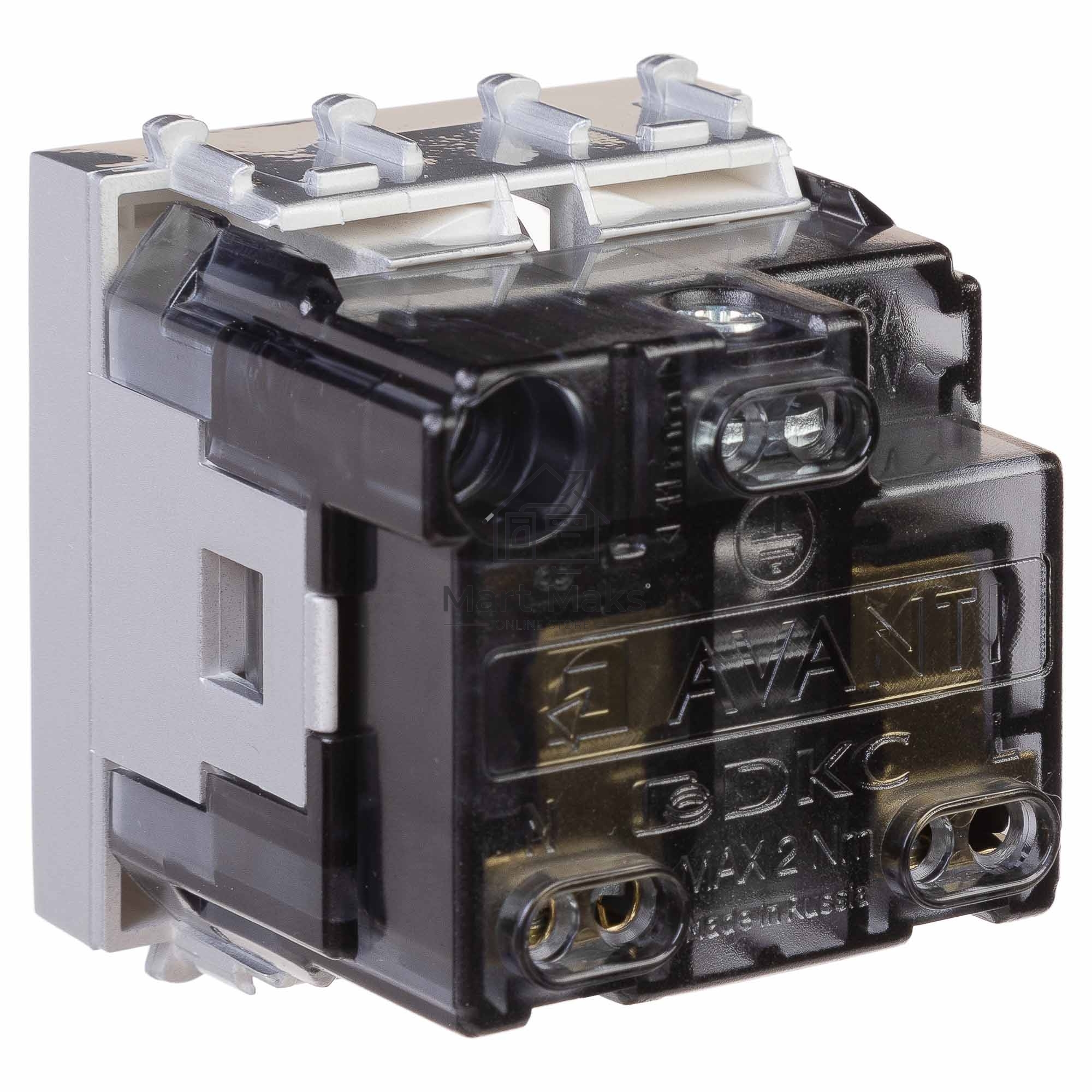 Розетка DKC Avanti 4404002 1-м 2 модуля, 