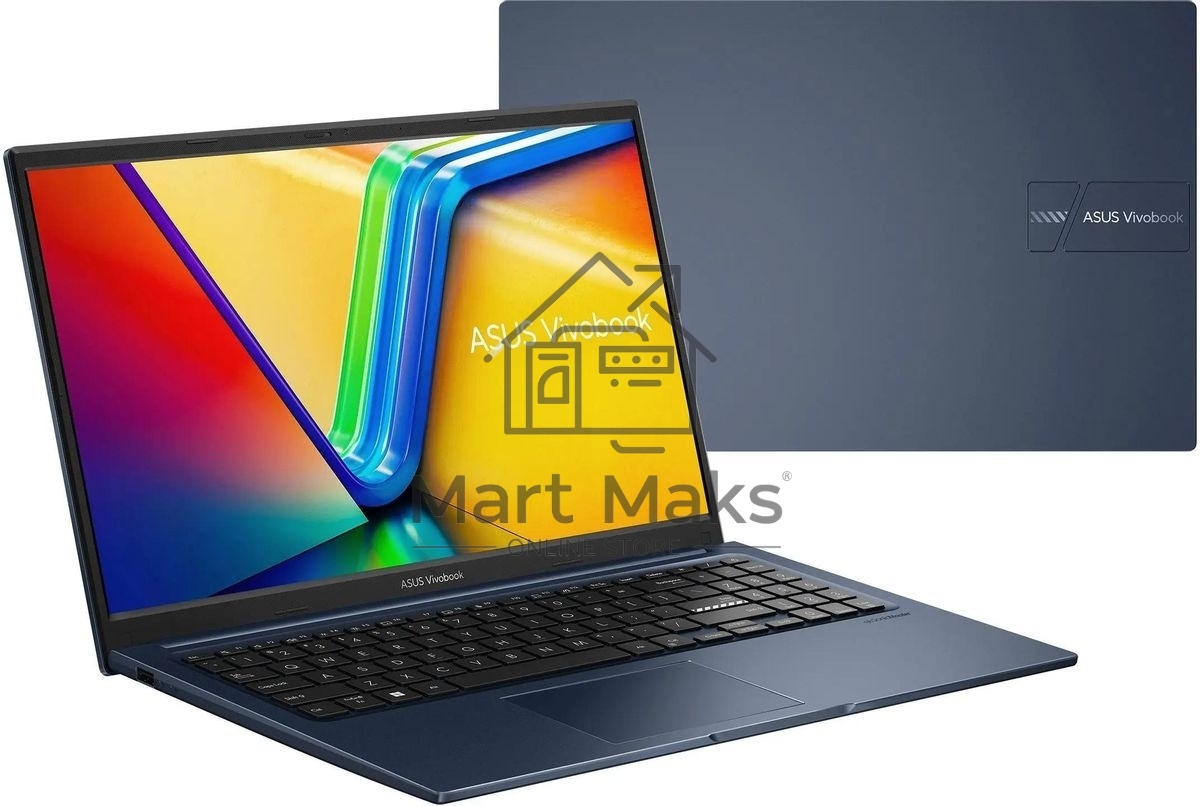 Ноутбук ASUS Vivobook 15 X1504ZA-BQ1143 синий Intel Core i3 1215U 1200MHz/15.6