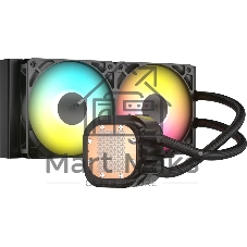 Система жидкостного охлаждения Corsair NAUTILUS 240 ARGB (240мм, черный, ARGB/ Fans: 2x120мм, 74.37CFM, 34dBA, 2100RPM/ S: 1851, 1700, AM5, AM4)