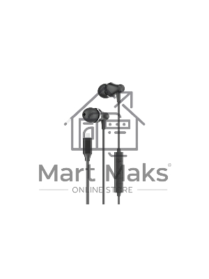 Наушники-гарнитура OLMIO MC-Pro Type-C, черные, металл, с микрофоном и регулировкой громкости