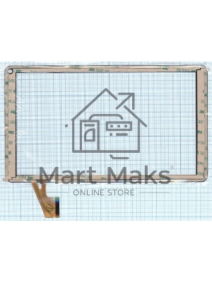 Сенсорное стекло (тачскрин) VTCP010A18-FPC-4.0, белое