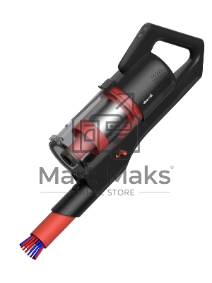 Пылесос вертикальный Deerma DEM-T20W черный, питание от аккумулятора, 80 Вт, уборка влажная/сухая, пылесборник 0.4 л, работа от АКБ max - 35 мин