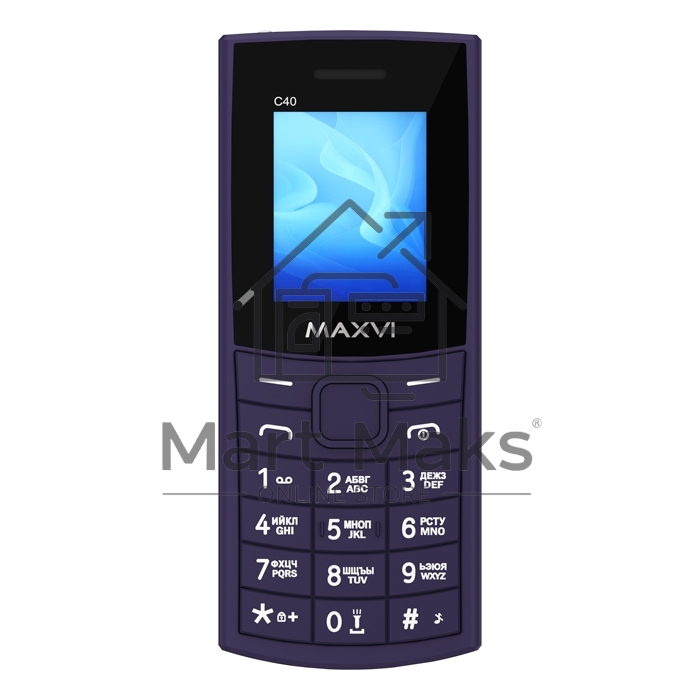 Мобильный телефон Maxvi C40 фиолетовый