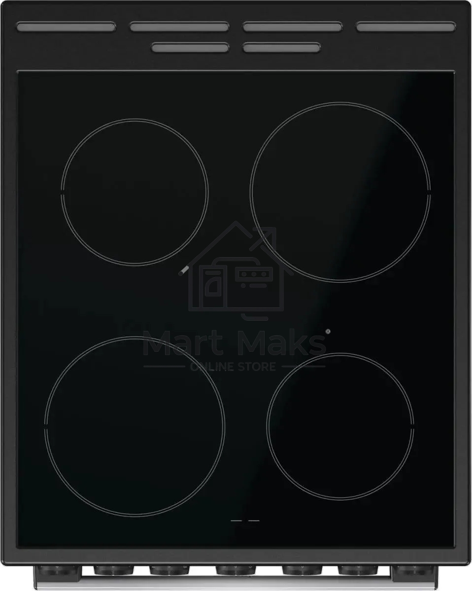 Плита электрическая Gorenje GEC5B20SG серый, конфорок 4 электрических, духовка 68 л, 50 см x 85 см x 59.4 см
