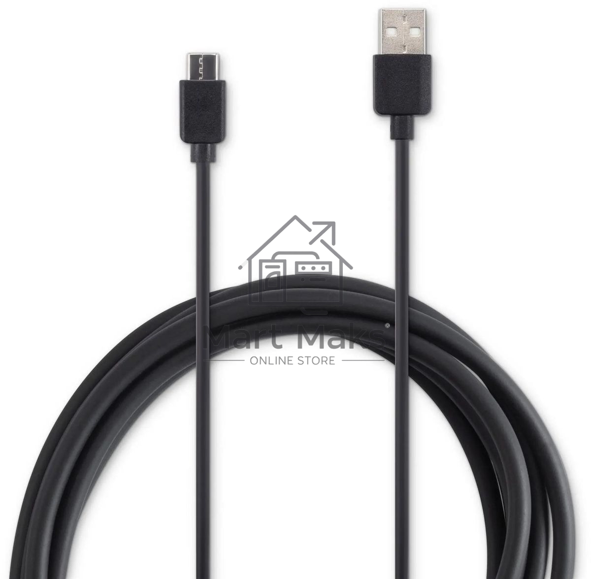Кабель Buro BU-USB-AC-5M-3A USB (m)-USB Type-C (m) 5м черный