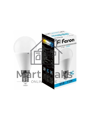 Лампа светодиодная Feron LB-750 11W 230V E14 6400K