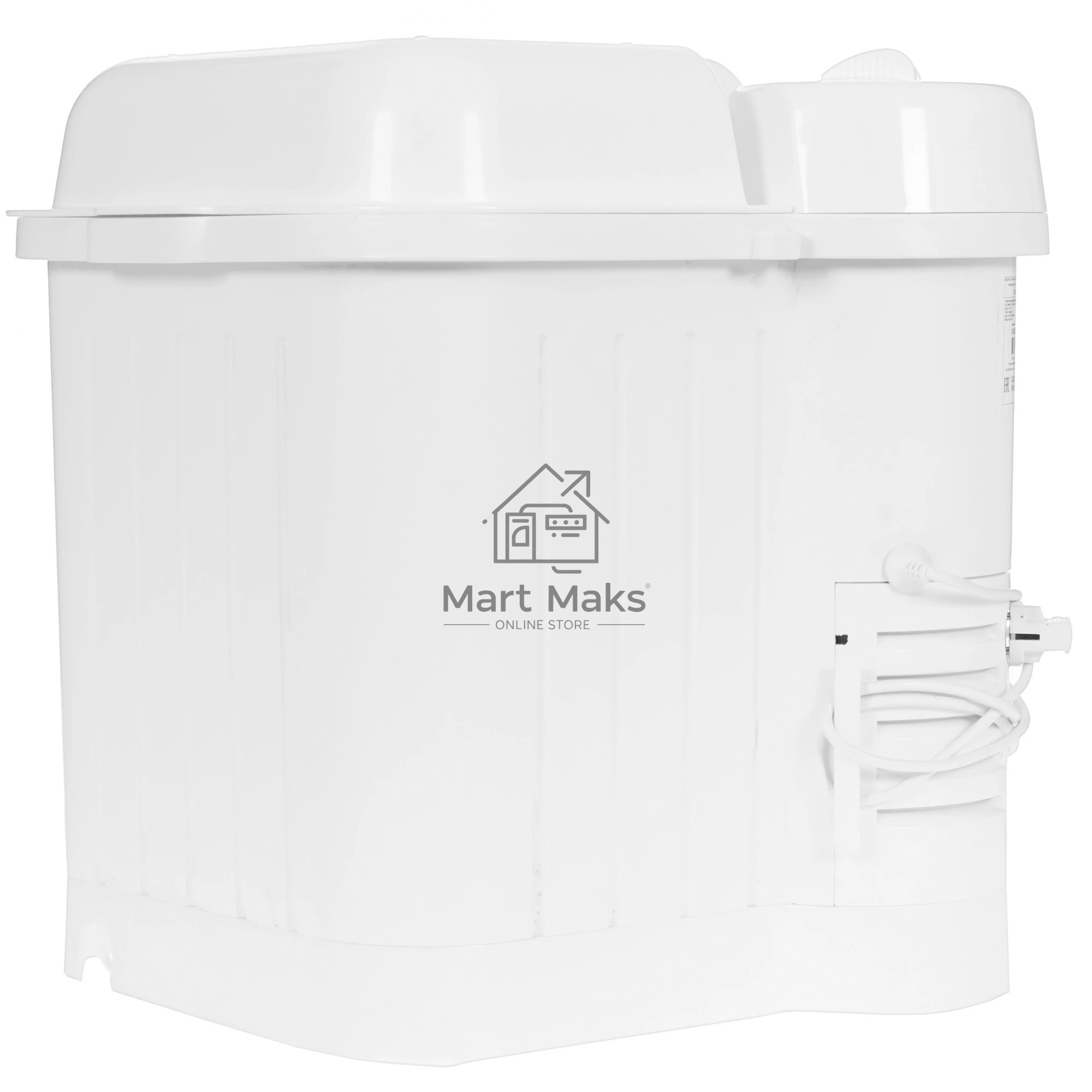 Стиральная машина Славда WS-35Е белая, загрузка вертикальная 3.5кг, класс: A+