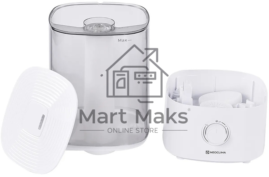 Увлажнитель воздуха Neoclima BASIC 3.5L White белый, 35 м², 3.5 л
