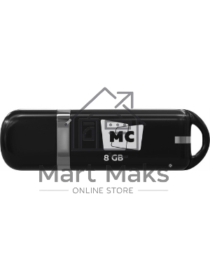 Флешка USB MORE CHOICE МФБ8 Black (4620202558824), 8GB, USB 3.0, R/W 25/15, черный