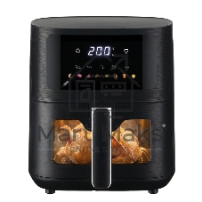 Аэрогриль Eltronic 777-08 черный, 1500 Вт, 5 л, сенсор, 10 программ