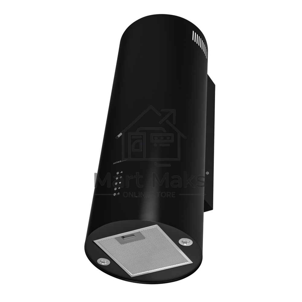 Вытяжка пристенная HOMSair ART 1050WL 35 черный, 35 см, 1050 куб. м/ч, 63 дБ