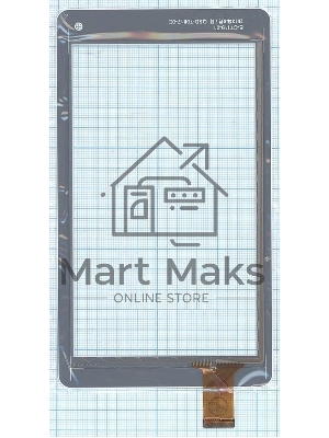 Сенсорное стекло (тачскрин) QSD E-C7119-01, белое