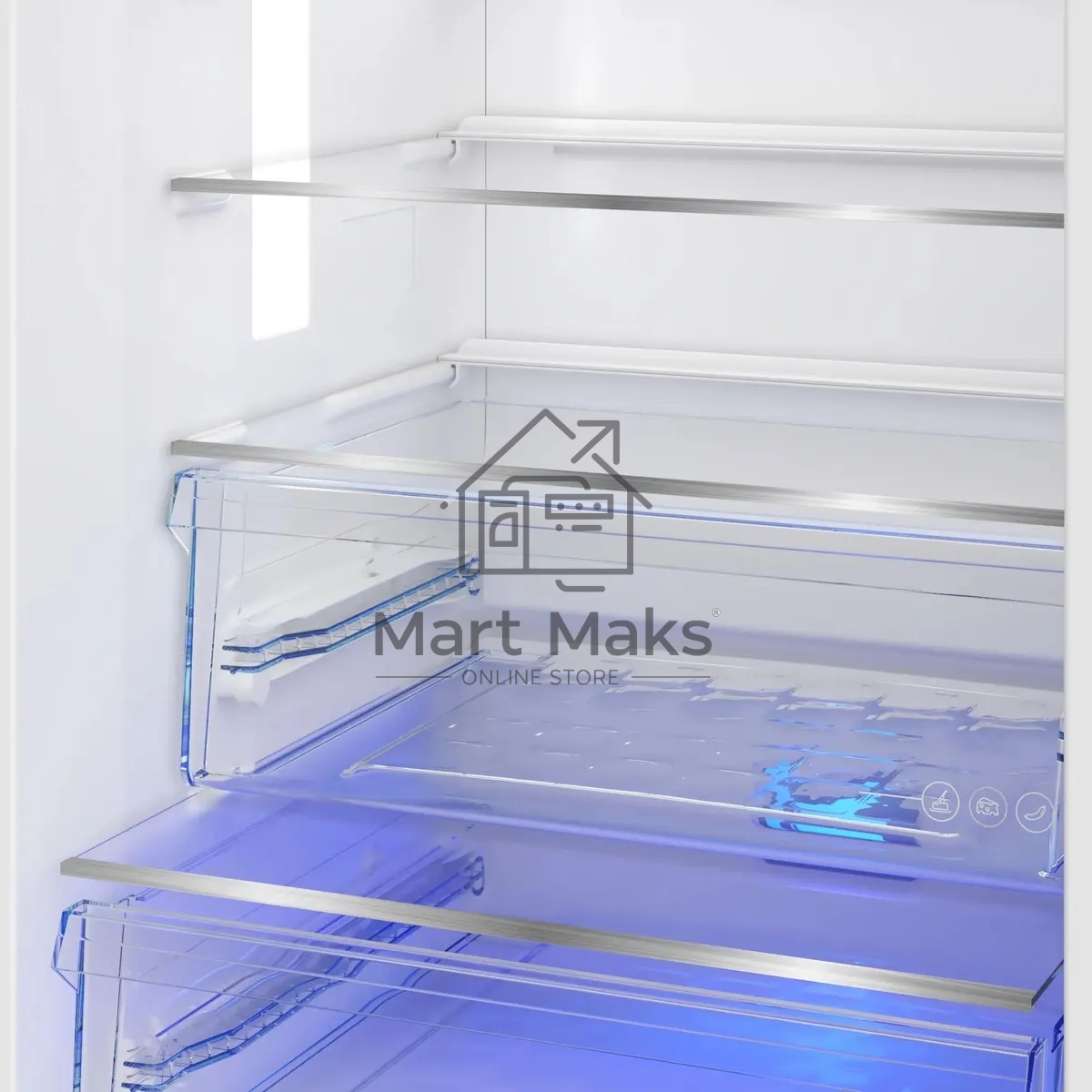 Холодильник Beko B3RCNK402HW белый двухкамерный 257/100л морозилка снизу