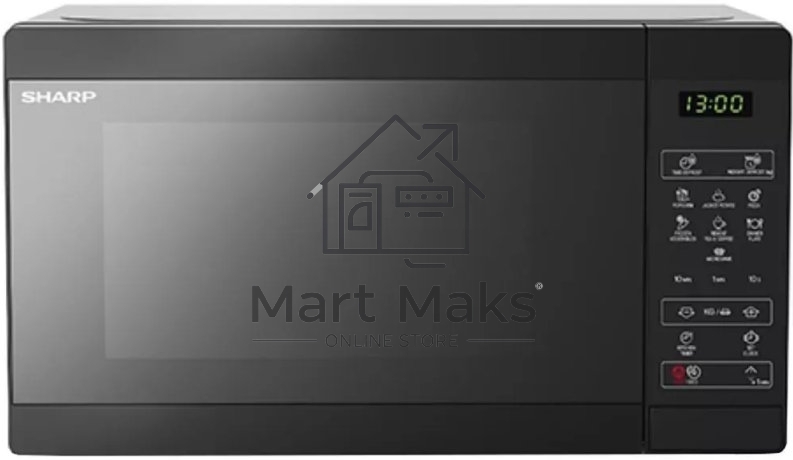 Микроволновая печь Sharp R2800RK черный, 20 л, 800 Вт, переключатели - сенсор