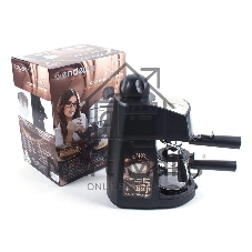 Кофеварка рожковая Endever Costa-1050 черный/стальной, исп. кофе - молотый, 0,2 л, 900 Вт, 5 бар