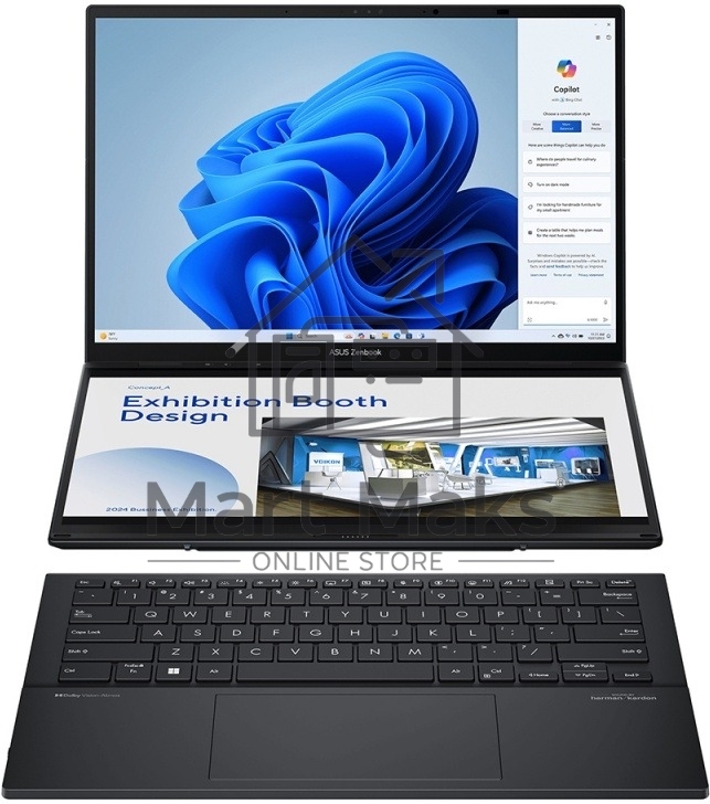 Ноутбук ASUS UX8406CA-QL221W Duo Touch 14+14