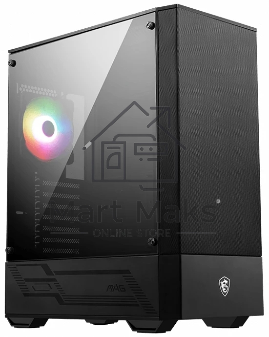 Компьютерный корпус MSI MAG FORGE 111R / ATX, mid tower, tempered glass / 1x120mm ARGB fan inc. / MAG FORGE 111R