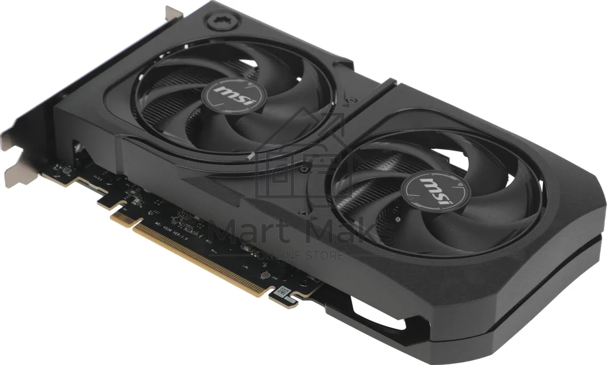 Видеокарта MSI PCI-E 5.0 RTX 5060 Ti 8G SHADOW 2X PLUS NVIDIA GeForce RTX 5060TI 8Gb 128bit GDDR7 2572/28000 HDMIx1 DPx3 HDCP Ret