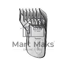 Машинка для стрижки Polaris PHC-0801 черный, аккум/сеть, длина от 1-30 мм