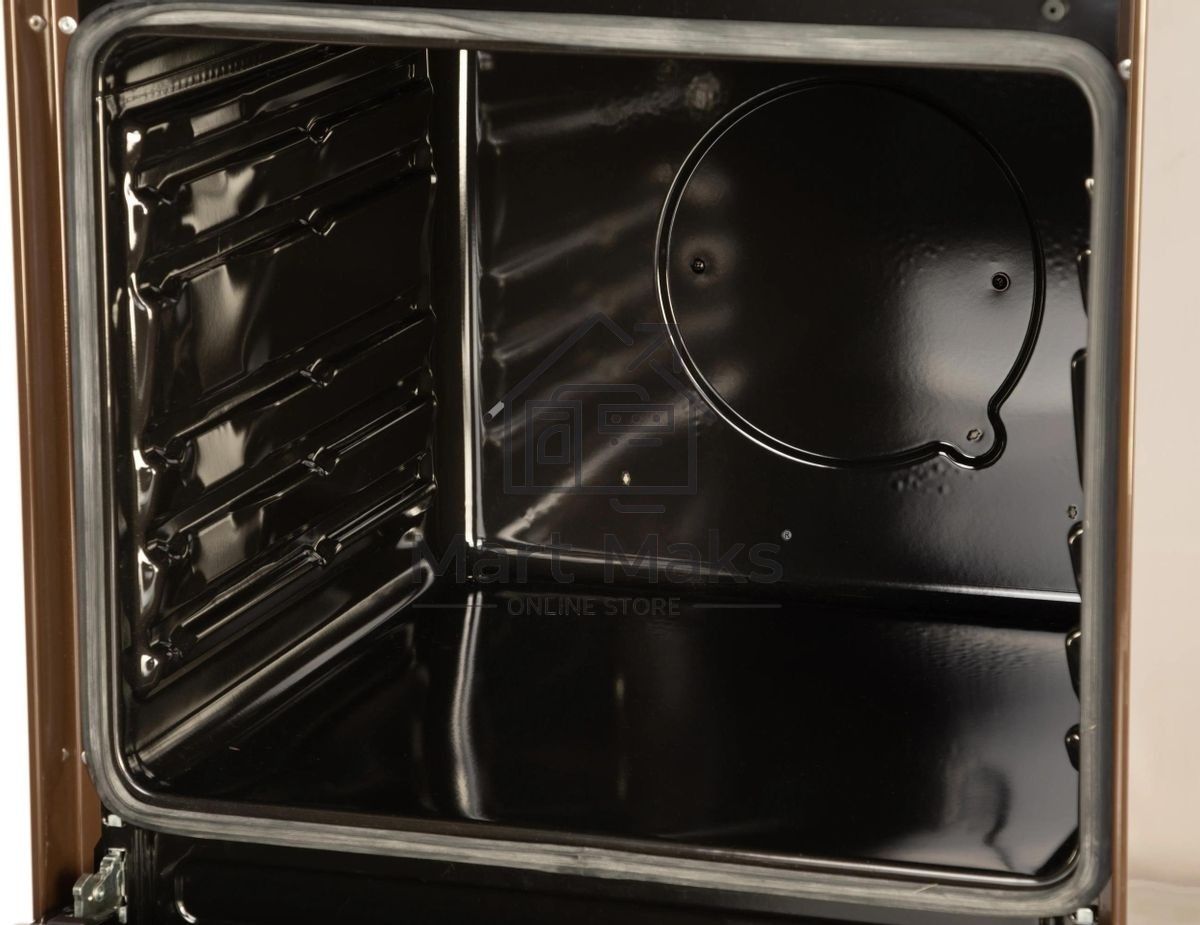 Плита электрическая Hansa FCEB53000 коричневый, конфорок 4 шт, духовка 69 л, 50 см x 85 см x 60 см