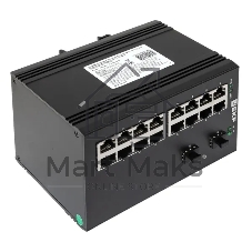 Коммутатор EKF TSX-U-2GX/SFP-16GT, 16×1 Гбит/с + 2×1 Гбит/с SFP, неуправляемый