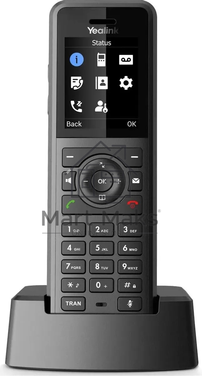 Телефон SIP Yealink W77P черный