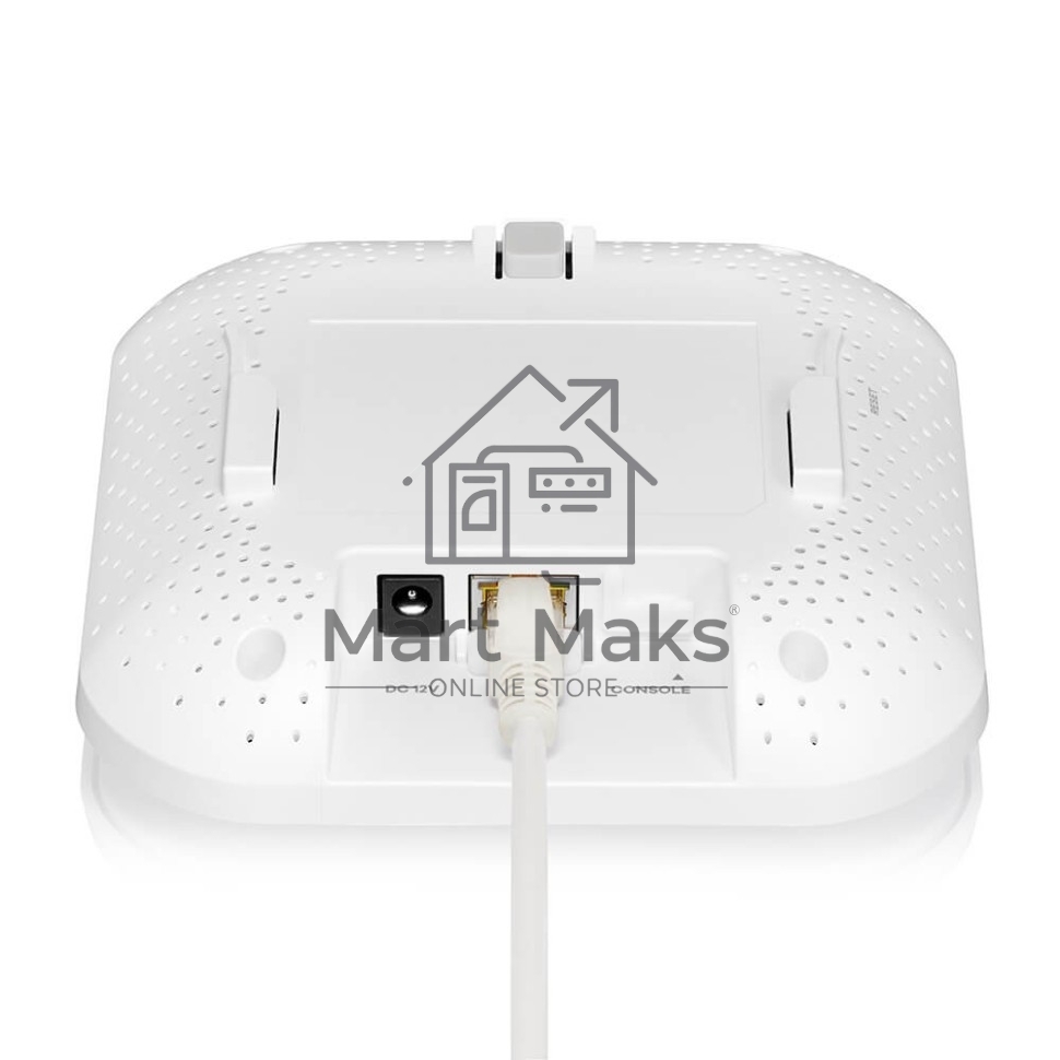 Точка доступа Zyxel NebulaFlex NWA50AX PRO, WiFi 6, 802.11a/b/g/n/ac/ax (2,4 и 5 ГГц), MU-MIMO, антенны 3x3, до 575+2400 Мбит/с, 1xLAN 2.5GE, PoE, без поддержки Captive portal и WPA-Enterprise, защита от 4G/5G, БП в комплекте
