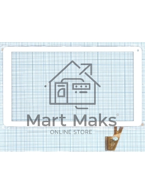 Сенсорное стекло (тачскрин) VTCP010A18-FPC-4.0, белое