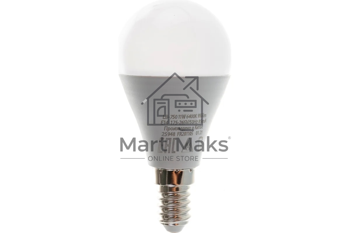 Лампа светодиодная FERON LB-750 (25948) 11W 230V E14 6400K