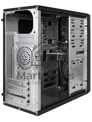 Компьютерный корпус Minitower ExeGate BA-203U-UNS400 (mATX, БП UNS400 с вент. 12см, 3хUSB+1хUSB 3.0, аудио, черный)