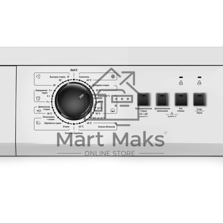 Стиральная машина Centek CT-1902 белый, загрузка фронтальная 6 кг, 1000 об/мин, Класс A+