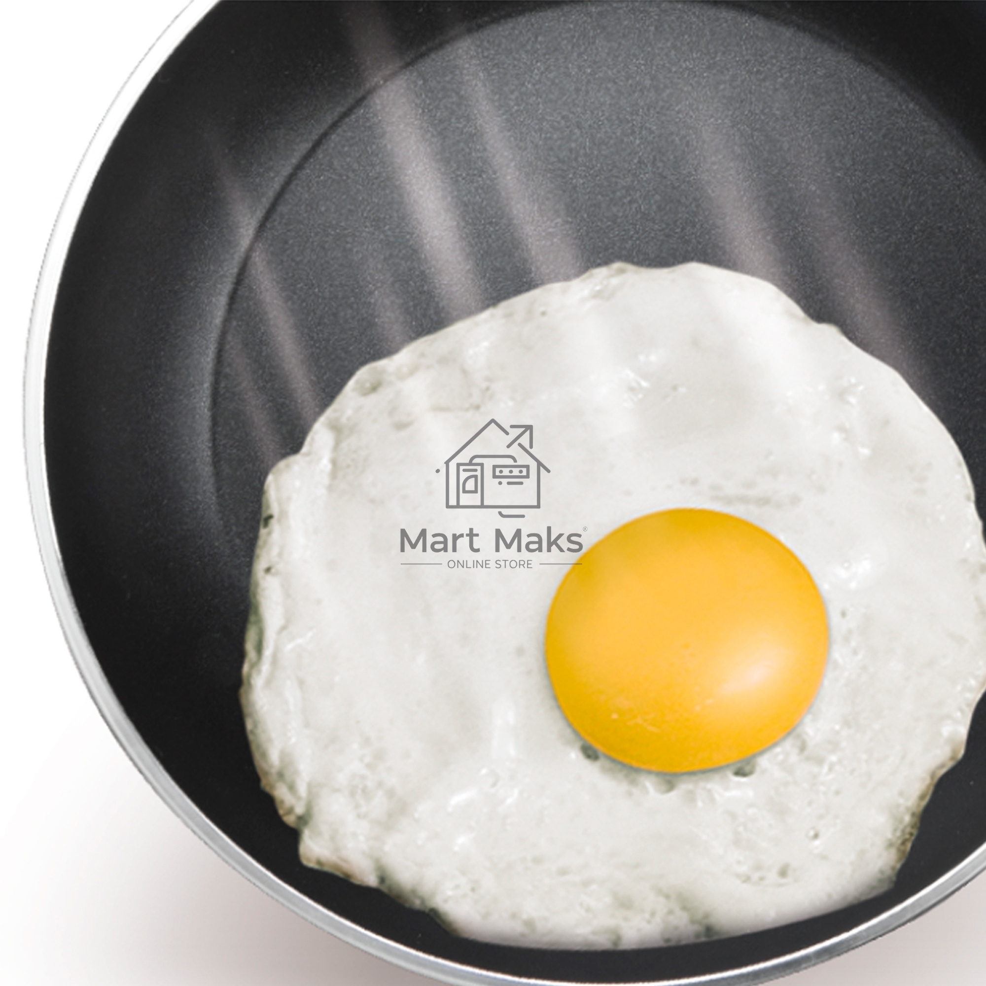 Сковорода Rondell Platino RDA-1471 круглая 24см покрытие: Xylan Plus ручка несъемная (без крышки) стальной